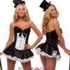 T2610, Tuxedo Girl Costume 1 T2610, Tuxedo Girl Costume -Funky Lingerie Outlet T2610 80463.1406842645