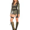 LA-TG85490, Sexy Top Gun Romper Costume -Funky Lingerie Outlet TG85490 Top Gun Romper 13849.1662836663