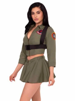 TG87316, Top Gun Fighter Pilot Costume -Funky Lingerie Outlet TG87316 004 143 77210.1756331906