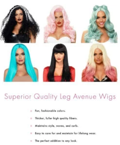 LA-2733, Bangin' Long Straight Wig -Funky Lingerie Outlet Wigs Quality 53032.1692837279