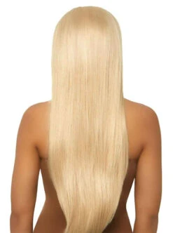 A2864, Long Black Straight Wig -Funky Lingerie Outlet a2864 Blonde Back 00443.1696528537