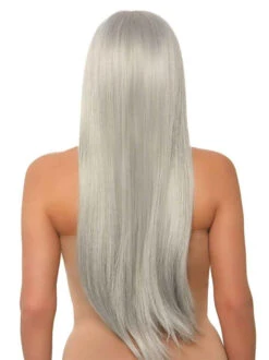 A2864, Long Black Straight Wig
