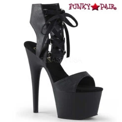 Pleaser | Adore-700-14, 7 Inch Front Lace-up Platform Sandal -Funky Lingerie Outlet adore 700 14 bpu 96348.1548130136