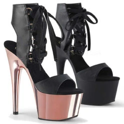 Pleaser | Adore-700-14, 7 Inch Front Lace-up Platform Sandal