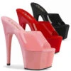 Pleaser | Adore-701N, 7 Inch Platform Slide -Funky Lingerie Outlet adore 701n 39093.1595906740