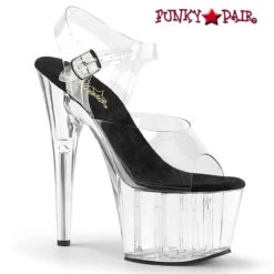 Pleaser | Adore-708, 7 Inch Heel Platform Sandal -Funky Lingerie Outlet adore 708 cbc 04578.1569455763