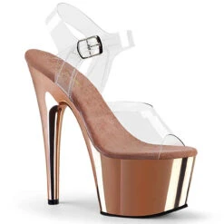 Pleaser | Adore-708, 7 Inch Heel Platform Sandal -Funky Lingerie Outlet adore 708 cmrogldch 90854.1709277664