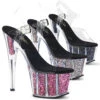 Pleaser Adore-708CG, 7 Inch Confetti Glitter Platform -Funky Lingerie Outlet adore 708cg 48506.1595000864