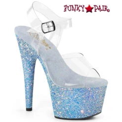 PLEASER Adore-708LG, 7 Inch Glitter POLE Dancing Heels 12 PLEASER Adore-708LG, 7 Inch Glitter POLE Dancing Heels -Funky Lingerie Outlet adore 708lg cbbg 54871.1689239347