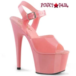 Pleaser | Adore-708N, 7 Inch Jelly Like Ankle Strap Platform Sandal -Funky Lingerie Outlet adore 708n bptpu 97651.1595005108