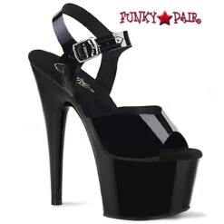 Pleaser | Adore-708N, 7 Inch Jelly Like Ankle Strap Platform Sandal -Funky Lingerie Outlet adore 708n btpu 59205.1595005088