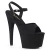 PLEASER Adore-709FS, Suede Pole Dancer Shoes CLEARANCE -Funky Lingerie Outlet adore 709fs bfs 67573.1731448419