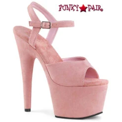 PLEASER Adore-709FS, Suede Pole Dancer Shoes CLEARANCE -Funky Lingerie Outlet adore 709fs bpfs 87928.1595010118