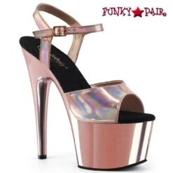 PLEASER Adore-709HGCH, 7 Inch Chrome Pole Dancing Heels CLEARANCE 17 PLEASER Adore-709HGCH, 7 Inch Chrome Pole Dancing Heels CLEARANCE -Funky Lingerie Outlet adore 709hgch rogldhg 56225.1571332520