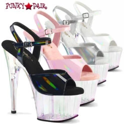 Adore-709HT, 7" Holographic Tint Platform Sandal By Pleaser -Funky Lingerie Outlet adore 709ht FP 86285.1675926804