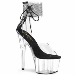 Pleaser | Adore-724RS, 7" Rhinestones Ankle Cuff Platform Sandal -Funky Lingerie Outlet adore 724rs cbc 49273.1628703950