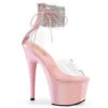 PLEASER ADORE-724RSP, 7" Baby Pink Rhinestones Cuff Ankle Strap Sandal -Funky Lingerie Outlet adore 724rs cbp 48737.1681671700