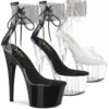 Pleaser | Adore-724RS, 7" Rhinestones Ankle Cuff Platform Sandal -Funky Lingerie Outlet adore 724rs 38487.1628703950
