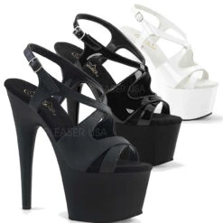 Pleaser | Adore-730, 7 Inch Criss Cross Slingback Sandal