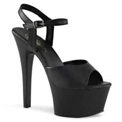 Pleaser | Aspire-609, 6 Inch Vegan Ankle Strap Sandal -Funky Lingerie Outlet aspire 609 bpu 14143.1586732449