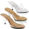 BELLE-301 3 Inch Heel Clear Slide -Funky Lingerie Outlet belle 301 c 08688.1630710468