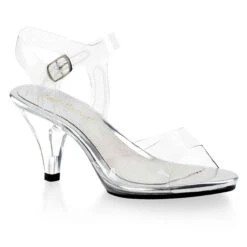 Belle-308 3" Clear Heel Sandal
