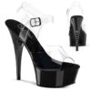 Pleaser | CAPTIVA-608, 6 Inch Clear Ankle Strap Sandal -Funky Lingerie Outlet captiva 608 cb 36796.1732292519