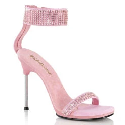CHIC-40, 4.5" Evening Shoes With Rhinestone Ankle Cuff Slide -Funky Lingerie Outlet chic 40 bppurs 07184.1711231730