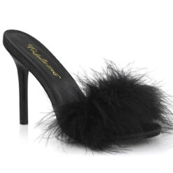 Classique-01F, 4 Inch Marabou Slipper -Funky Lingerie Outlet classique 01f bpuf 43413.1593620882