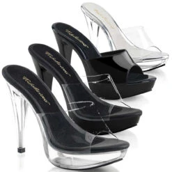 Cocktail-501, 5" Platform Slide Shoes