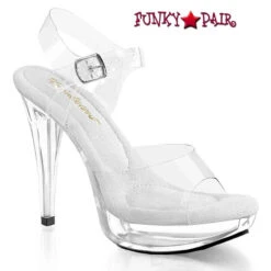 Cocktail-508, 5" Heel With Clear Straps -Funky Lingerie Outlet cocktail 508 c FP 00548.1734509299