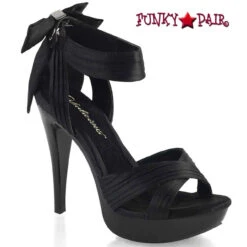 Cocktail-568, 5" Sandal With Criss Cross Pleated Straps -Funky Lingerie Outlet cocktail 568 bsa 41557.1689839582