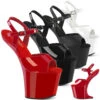 PLEASER CRAZE-809 8" Heelless Platform Ankle Strap Sandals Clearance -Funky Lingerie Outlet craze 809 08003.1710953856
