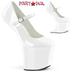 PLEASER CRAZE-880, 8" Heelless Pumps Mary Jane Platform CLEARANCE 12 PLEASER CRAZE-880, 8" Heelless Pumps Mary Jane Platform CLEARANCE -Funky Lingerie Outlet craze 880 w FP 68406.1710474911
