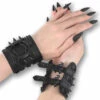 Wrist Cuff With Skull Detail And Bat Buckles -Funky Lingerie Outlet da 406 bvl 00848.1714758861
