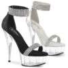 PLEASER DELIGHT-641, Platform Sandal With Rhinestones Cuff And Strap 1 PLEASER DELIGHT-641, Platform Sandal With Rhinestones Cuff And Strap -Funky Lingerie Outlet delight 641 06216.1696637178