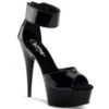 Pleaser | Delight-670-3, 6 Inch Wide Ankle Cuff Platform Sandal -Funky Lingerie Outlet delight 670 3 b 19015.1587654491