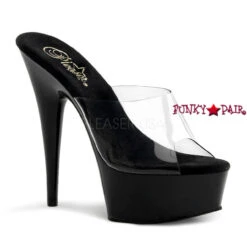 Pleaser | DELIGHT-601, 6 Inch Stiletto Heel Platform Slide -Funky Lingerie Outlet delight 601 cb 57345.1552414892