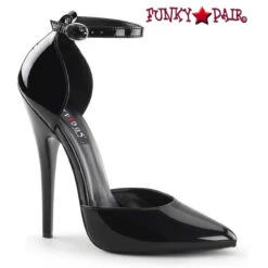 Domina-402, 6" Ankle Strap D'Orsay Pump -Funky Lingerie Outlet domina 402 b 81257.1683132369