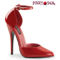 Domina-402, 6" Ankle Strap D'Orsay Pump -Funky Lingerie Outlet domina 402 r 38662.1683132374