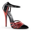 Domina-412, 6" Strappy Two Tone D'Orsay Heel -Funky Lingerie Outlet domina 412 br 30232.1683132949