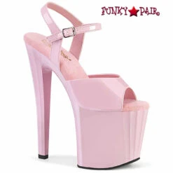PLEASER ENCHANT-709, 7.5 Inch Platform Ankle Strap Sandal CLEARANCE -Funky Lingerie Outlet enchant 709 bp 03950.1668713259