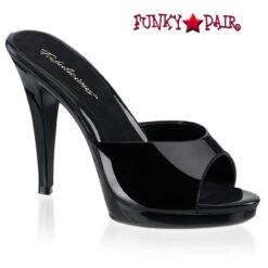 FLAIR-401-2, 4.5" Cocktail Stiletto Heel Slide -Funky Lingerie Outlet flair 401 2 b 06176.1643697814