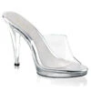 FLAIR-401, 4.5" Clear Heel Platform Slide -Funky Lingerie Outlet flair 401 c 40358.1496205246