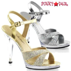 Flair-419G, 4.5" Evening Criss Cross Straps Sandal -Funky Lingerie Outlet flair 419g FP 76844.1714541677