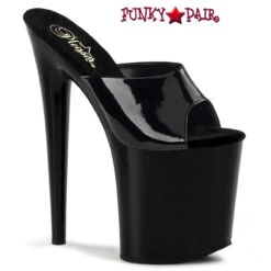 Pleaser | Flamingo-801, 8 Inch Platform Slide -Funky Lingerie Outlet flamingo 801 b 13560.1663435937