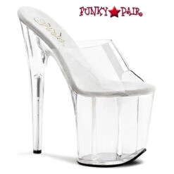 Pleaser | Flamingo-801, 8 Inch Platform Slide -Funky Lingerie Outlet flamingo 801 c 76777.1663435937