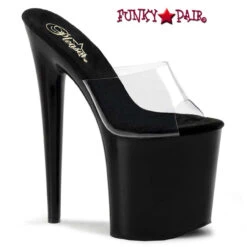 Pleaser | Flamingo-801, 8 Inch Platform Slide -Funky Lingerie Outlet flamingo 801 cb 23190.1663435937