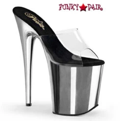 Pleaser | Flamingo-801, 8 Inch Platform Slide -Funky Lingerie Outlet flamingo 801 csch 24745.1663435938