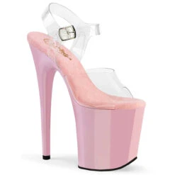 Flamingo-808, 8 Inch Exotic Dancer Shoes By Pleaser -Funky Lingerie Outlet flamingo 808 cbp 08552.1660719263